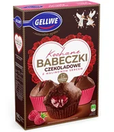 Dodatki do ciast w proszku - GELLWE BABECZKI CZEKOLADOWE Z MALINĄ 311G - miniaturka - grafika 1