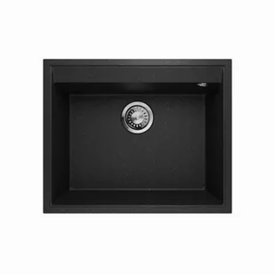 ZLEWOZMYWAK GRANITOWY LAVELLO FRAME 0.0 CZARNY POZŁACANY - Zlewozmywaki - miniaturka - grafika 1