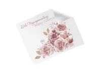 Akcesoria do okularów - Ściereczka do okularów personalizowana na dzień matki Róże - 1 szt. - miniaturka - grafika 1