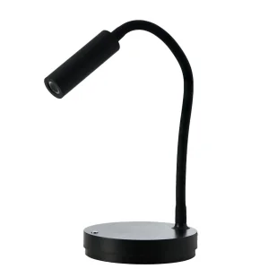 Lampka na biurko OLMO AZ5912 Azzardo LED 3W 3000K NFC charger włącznik czarny - Lampy stojące - miniaturka - grafika 1