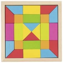 Goki Puzzle mozaika tęczowa 58588 - Zabawki kreatywne - miniaturka - grafika 1