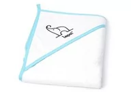 Okrycia kąpielowe dla dzieci - Lapsi Okrycie Kąpielowe Ręcznik Z Kapturem Dla Dzieci 80Cm Niebieski - miniaturka - grafika 1