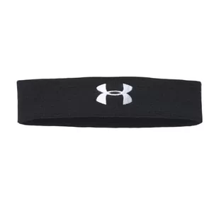 Under Armour, Opaska na głowę, Performance Headband 001, czarna - Ściągacze i opaski sportowe - miniaturka - grafika 1