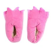 Buty dla dziewczynek - Miękkie Kapcie Dziecięce Łapy Stitch 3D Różowe z Pazurami 27-32 - miniaturka - grafika 1
