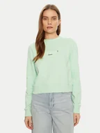 Bluzy damskie - Guess Jeans Bluza W5RQ28 K68I4 Zielony Regular Fit - miniaturka - grafika 1