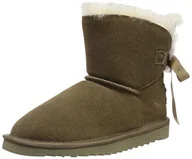 Kozaki damskie - MUSTANG Kozaki damskie, Braun Taupe 318, 40 EU wąski - miniaturka - grafika 1