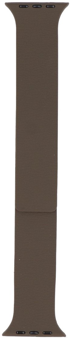 Pasek do smartwatcha GlacierX Silicone Smooth Grained Magnetic Olive Grey do Apple Watch 42/44/45/49mm Brązowo-oliwkowy