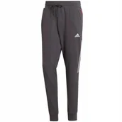 Dresy męskie - Spodnie męskie adidas Aeroready Motion Sport Pants szare HC0648 XL - miniaturka - grafika 1