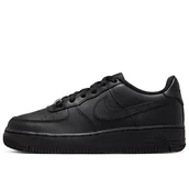 Buty dla dziewczynek - Buty dziecięce Nike Air Force 1LE FV5951-001 - czarne - miniaturka - grafika 1