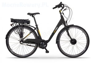 EcoBike Rower elektryczny Basic NEXUS 2022 czarny 28 cali - Rowery elektryczne - miniaturka - grafika 1