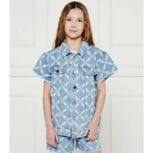 Michael Kors KIDS Kurtka jeansowa Regular Fit - Kurtki i płaszcze dla dziewczynek - miniaturka - grafika 1