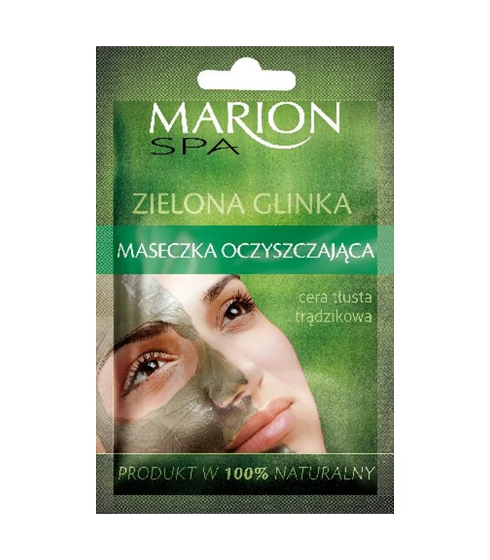 Marion Oczyszczająca maseczka do twarzy Zielona glinka - SPA Mask Oczyszczająca maseczka do twarzy Zielona glinka - SPA Mask