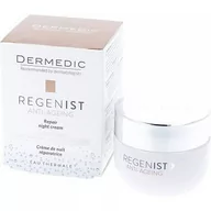 Kremy do twarzy - Dermedic Regenist Anti-Ageing, krem naprawczy na noc, dla skóry z oznakami starzenia, 50 ml - miniaturka - grafika 1