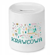 Skarbonki - SKARBONKA DLA KRAWCOWEJ KRAWCA KRAWCOWA PREZENT z Nadrukiem ze Zdjęciem - miniaturka - grafika 1