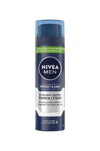 Nivea Men Protect & Care pianka do golenia 200 ml dla mężczyzn - Kosmetyki do golenia - miniaturka - grafika 1