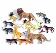 Figurki dla dzieci - Safari Dzikie Zwierzęta Zoo Figurki zestaw - miniaturka - grafika 1