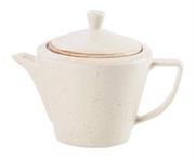 Dzbanki i imbryki - DZBANEK DO HERBATY KAWY SAND 500 ml PORCELANA PORLAND SEASONS KREMOWA - miniaturka - grafika 1