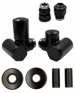 Zawór regulacyjny Integra lewy GZ1/2 czarny mat All in One - Zawory i kraniki Zawór regulacyjny Integra lewy GZ1/2 czarny mat All in One - Zawory i kraniki - miniaturka - grafika 1