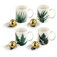 Kubki - Florina Kubek porcelanowy z sitkiem Tropic, 350 ml - miniaturka - grafika 1