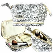 Kosmetyczki, organizery i kuferki - KOSMETYCZKA PIESKI DUŻA ORGANIZER NA SZCZOTECZKI PODRÓŻNA DLA KOBIET - miniaturka - grafika 1