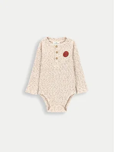 Coccodrillo Body dziecięce ZC4112101BBN Beżowy - Body dla niemowląt - miniaturka - grafika 1