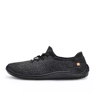 Buty trekkingowe męskie - Buty męskie minimalistyczne Brubeck Merino Barefoot SH5003 grafitowy - miniaturka - grafika 1