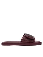 Klapki i japonki damskie - MICHAEL Michael Kors Klapki 40F5SKFA3S Bordowy - miniaturka - grafika 1