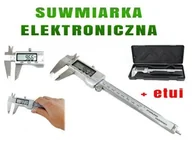 Inne - Profesjonalna Metalowa Elektroniczna Suwmiarka z Ekranem LCD + Etui Ochronne. - miniaturka - grafika 1
