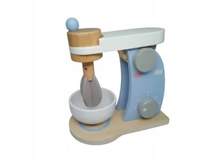 DREWNIANY BLENDER DLA DZIECI AKCESORIA KUCHENNE MINI MATTERS BLUE-GREY FSC - Zabawy w naśladowanie dorosłych - miniaturka - grafika 1
