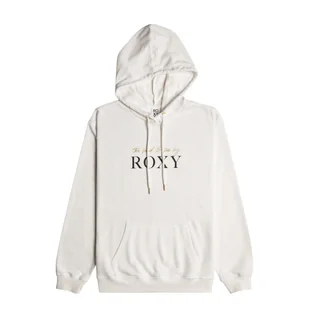 Damska Bluza ROXY SURF STOKED HOODIE TERRY ERJFT04697-WBK0 – Biały - Bluzy damskie - miniaturka - grafika 1