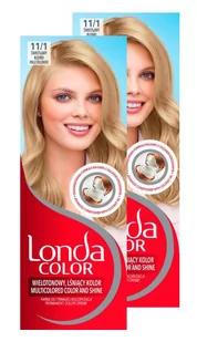 Londa Color, Farba do włosów świetlany blond 11/1, dwupak - Farby do włosów i szampony koloryzujące - miniaturka - grafika 1