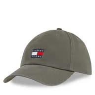 Czapki męskie - Czapka z daszkiem Tommy Jeans Tjm Heritage Cap AM0AM12020 Zielony - miniaturka - grafika 1