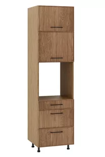 Asti Słupek Pod Zabudowę Piekarnika Dps3-60-220 Hk-Xs_Modern Fornir - Meble kuchenne - miniaturka - grafika 1