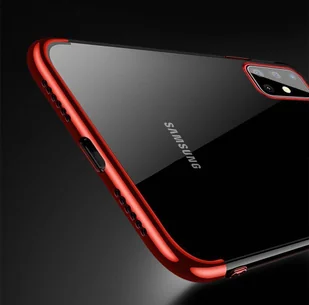 Clear Color case żelowy pokrowiec etui z metaliczną ramką Samsung Galaxy A72 4G czarny - Etui i futerały do telefonów - miniaturka - grafika 7