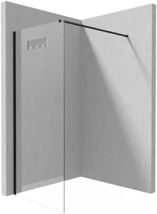 Deante Ścianka walk-in Mokko nero czarna z wycięciem 100 cm KQM_N30P KQM_N30P - Ścianki i drzwi prysznicowe - miniaturka - grafika 8