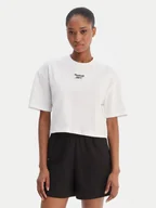Koszulki i topy damskie - Reebok T-Shirt Klara RK25503CCW Biały Relaxed Fit - miniaturka - grafika 1