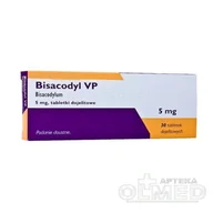 Układ pokarmowy - INPHARM Bisacodyl VP 5mg 30 tabletek dojelitowych IMPORT RÓWNOLEGŁY - miniaturka - grafika 1