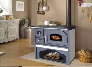 Piec, kuchnia, na drewno z piekarnikiem i fajerką 6kW 20780150 - spełnia anty-smogowy EkoProjekt - Kuchnie węglowe - miniaturka - grafika 10