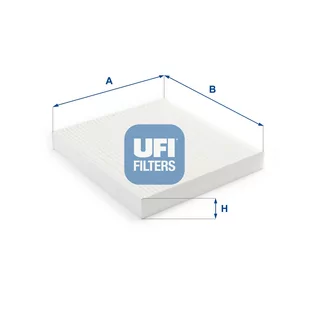Filtr, wentylacja przestrzeni pasażerskiej UFI Filtry 53.383.00 - Filtry kabinowe - miniaturka - grafika 1
