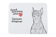 Podkładki pod mysz - Pinczer średni podkładka pod mysz z psem Art-Dog - miniaturka - grafika 1