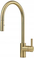 Baterie kuchenne - Franke Bateria EOS NEO M PULL-OUT SPRAY szampańskie złoto 115.0628.255 - miniaturka - grafika 1