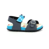 Buty dla dziewczynek - Sandały dziecięce Kickers SOSTREET MARINE BLEU SURF - miniaturka - grafika 1