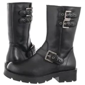 Botki damskie - Bikery Czarne TR 798-S (SL544-a) Sergio Leone - miniaturka - grafika 1