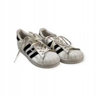 Buty dla dziewczynek - Adidas Superstar Kids 13 1/3 Oryginał Klasyczne Białe Trampki Dziecięce - miniaturka - grafika 1
