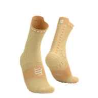 Skarpetki sportowe męskie - COMPRESSPORT Skarpetki do biegania trailowe PRORACING SOCKS V4 TRAIL impala/buff orange - miniaturka - grafika 1