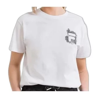 Bluzki damskie - FILA Damska bluzka BOSAU Regular Graphic T-Shirt, Bright White, XL, Bright White, XL - grafika 1