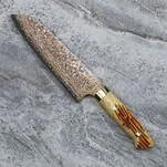 Takeshi Saji OBB Black VG-10 Color Nóż Santoku 18 cm - Noże kuchenne - miniaturka - grafika 3