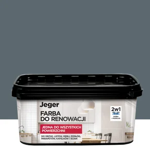 Farba do renowacji Grafit 2 l Jeger - Emalie - miniaturka - grafika 1