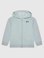 Bluzy dla chłopców - Under Armour Bluza Ua Rival Cotton Full Zip 1357613 Szary Loose Fit - miniaturka - grafika 1