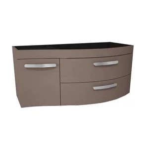 Szafka łazienkowa pod umywalkę Devo Vena 2.0 110 cm prawa structure stone grey VE2-SU1D2SP-1-F101L65 - Szafki łazienkowe - miniaturka - grafika 1